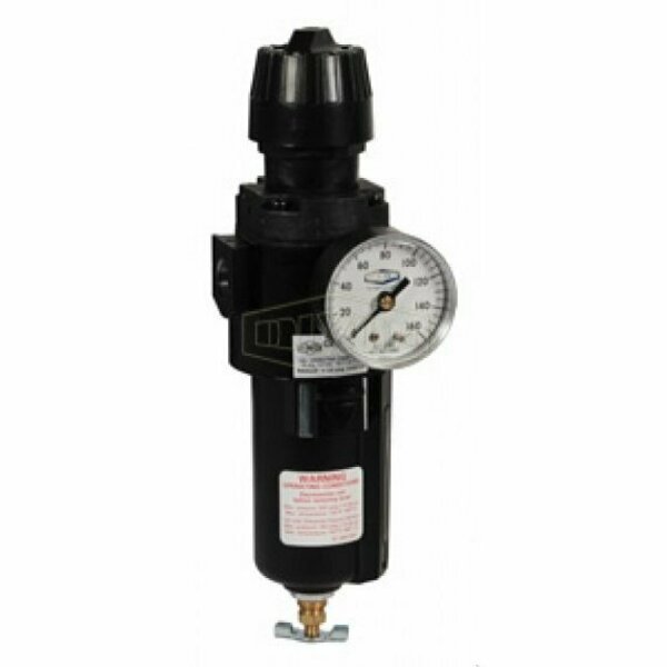 Wilkerson by Self-Relieving Standard Compact Filter/Regulator with GC230 Gauge and Sight Glass, Dixon, Mfr#: CB6-02AGMB